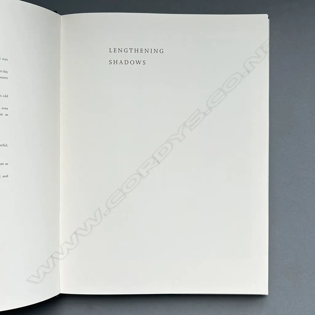 JOHN DUGDALE: LENGTHENING SHADOWS BEFORE NIGHTFALL Image 1++